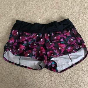 lululemon speed shorts